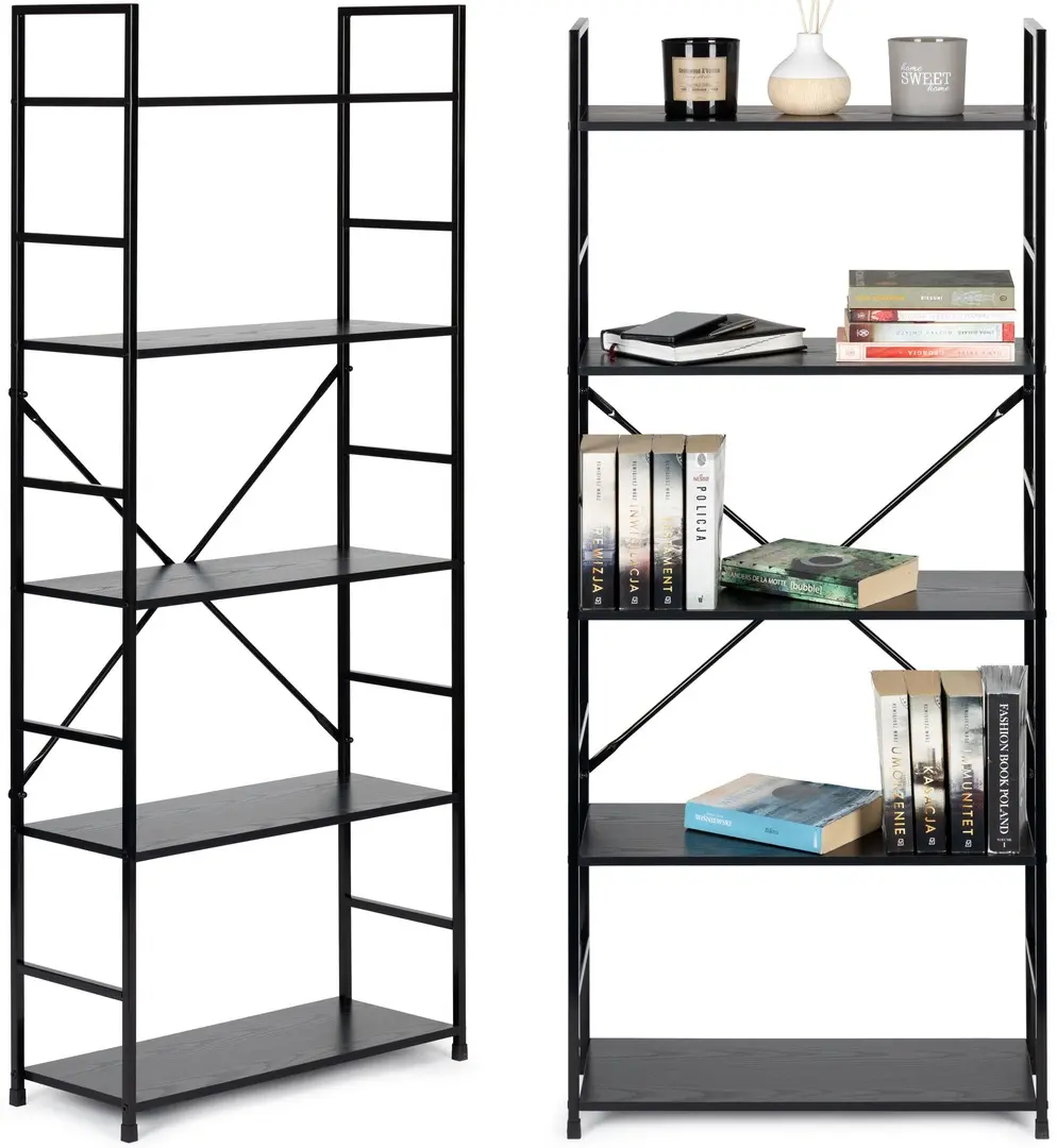 Etajera Modern Home CWJ6024144LG 23.5x58.5x144.5cm (Black)