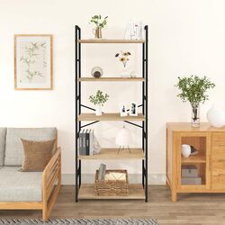 Etajera Modern Home CWJ6024144LG 23.5x58.5x144cm (Brown/Black)