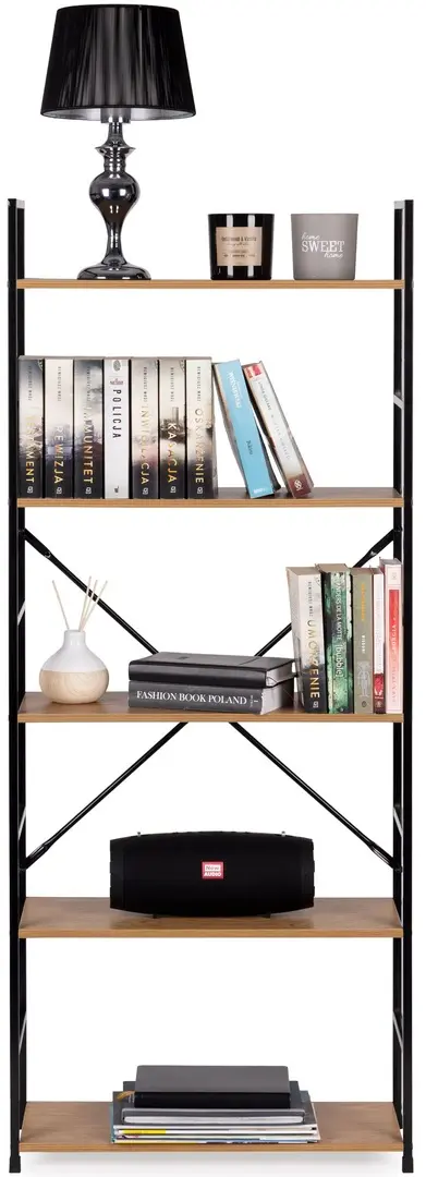 Etajera Modern Home CWJ6024144LG 23.5x58.5x144cm (Brown/Black)