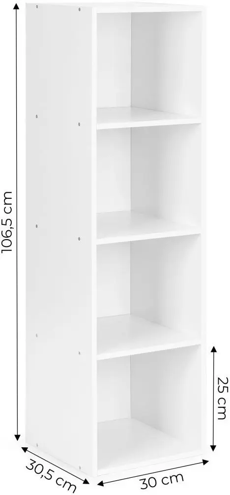 Etajera Modern Home KJZ2173 (White) - 5