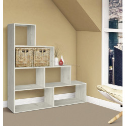 Etajera Modern Komfi 150cm (Craft Oak White)