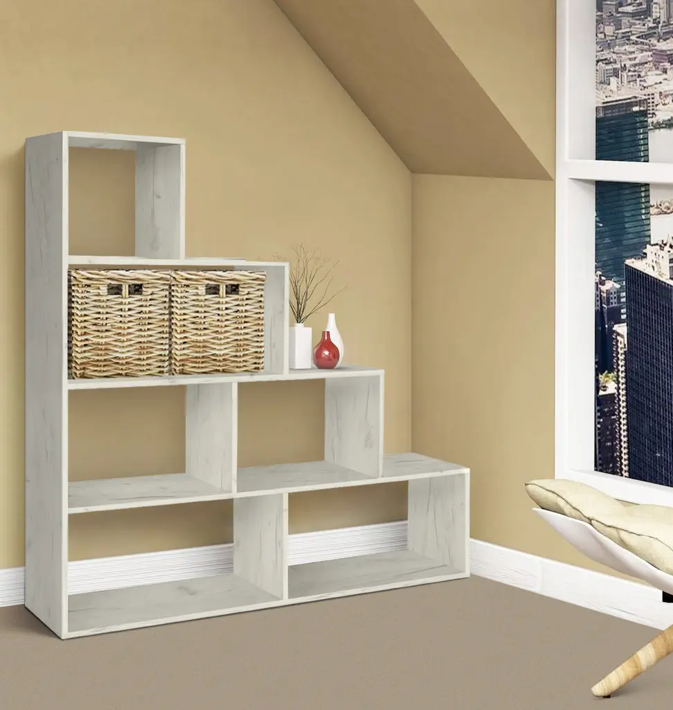 Etajera Modern Komfi 150cm (Craft Oak White)