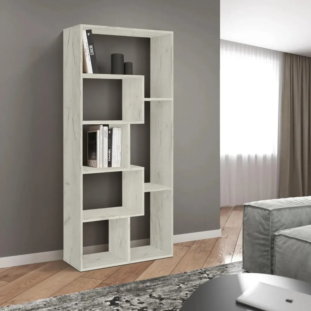Etajera Modern Komfi 70cm (Craft Oak White)