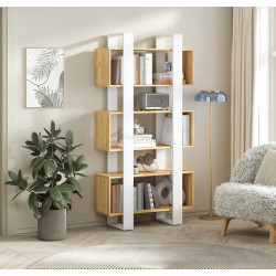 Etajera Пехотин 18 (Sonoma Oak/White)