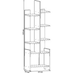 Etajera Пехотин 9 (White Craft Oak) Thumb