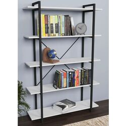 Стеллаж Prestige 5 Layer Wide 180x34x120 (White/Black)