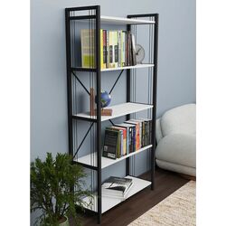 Стеллаж Prestige 5 Layer Wire 180x88x34 (White/Black) Thumb