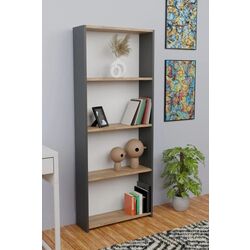 Стеллаж Prestige 5 Layer 60x19.5x170 (Anthracite/Pine)