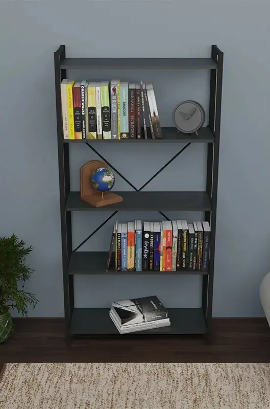 Etajera Prestige 5 Layer Wire 180x88x34 (Anthracite/Black)