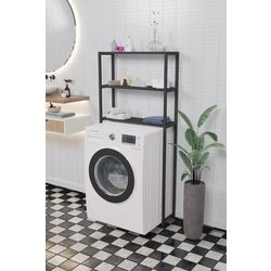 Etajera Prestige 70x21x150 3 rafturi (Anthracite/Black) Thumb