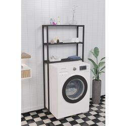 Стеллаж Prestige 70x21x150 3 полки (Anthracite/Black)