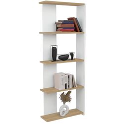 Etajera Prestige Aeris 5 Layer 170 (White/Pine) Thumb