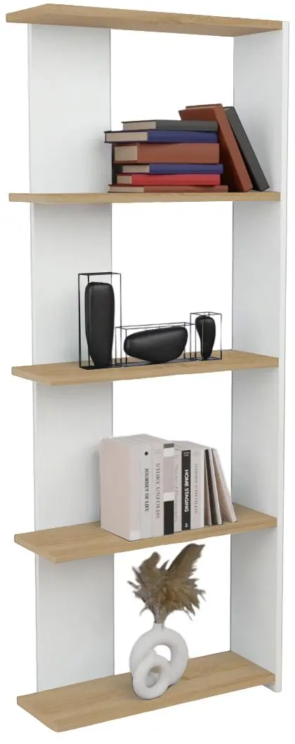 Etajera Prestige Aeris 5 Layer 170 (White/Pine)