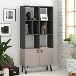 Etajera Showdeko Bene (Anthracite/Light Mocha)