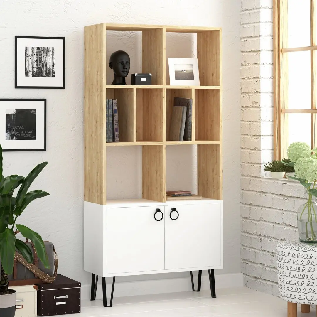 Etajera Showdeko Bene (Oak/White)