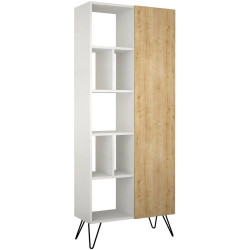 Etajera Showdeko Jedda (White/Sapphire Oak) Thumb