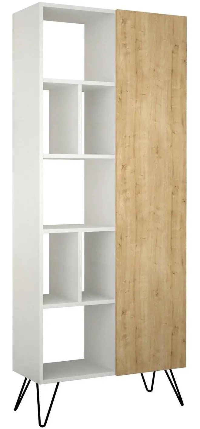 Etajera Showdeko Jedda (White/Sapphire Oak) - 3