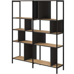 Etajera Showdeko Maxi (Oak/Black) Thumb