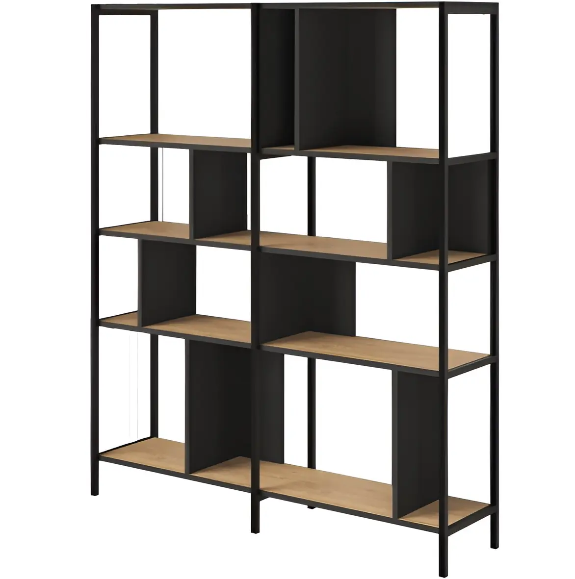 Etajera Showdeko Maxi (Oak/Black) - 2