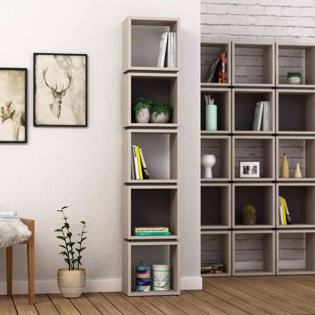 Etajera Showdeko Multi (Light Mocha/Anthracite)
