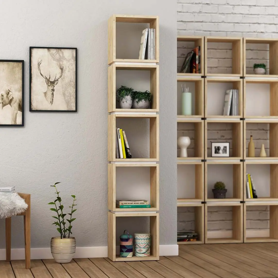 Etajera Showdeko Multi (Oak/White)