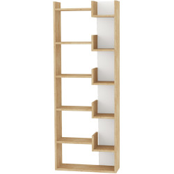 Etajera Showdeko Oppa (Oak/White) Thumb