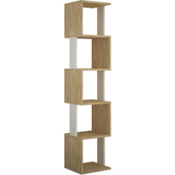 Etajera Showdeko Piri (Oak/White) Thumb