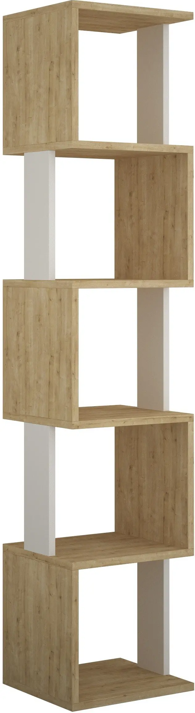 Etajera Showdeko Piri (Oak/White) - 2