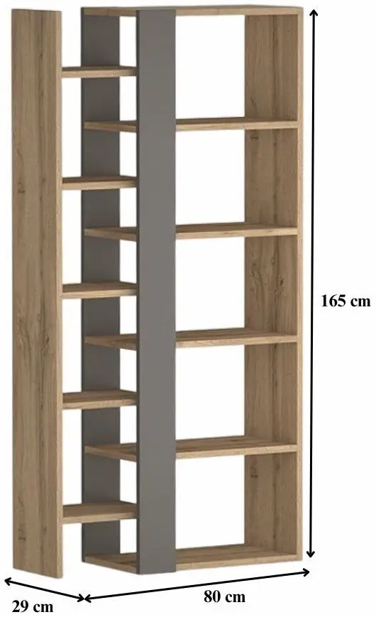 Стеллаж Signal Combo (Wotan Oak/Anthracite)