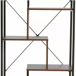 Etajera Signal Net A (Walnut Dark/Black) Thumb