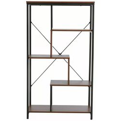 Etajera Signal Net B (Walnut Dark/Black) Thumb