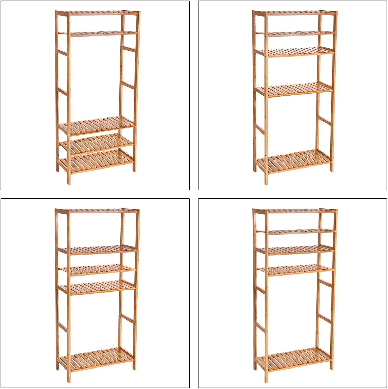 Стеллаж Songmics BCB35Y (Bamboo) - 3