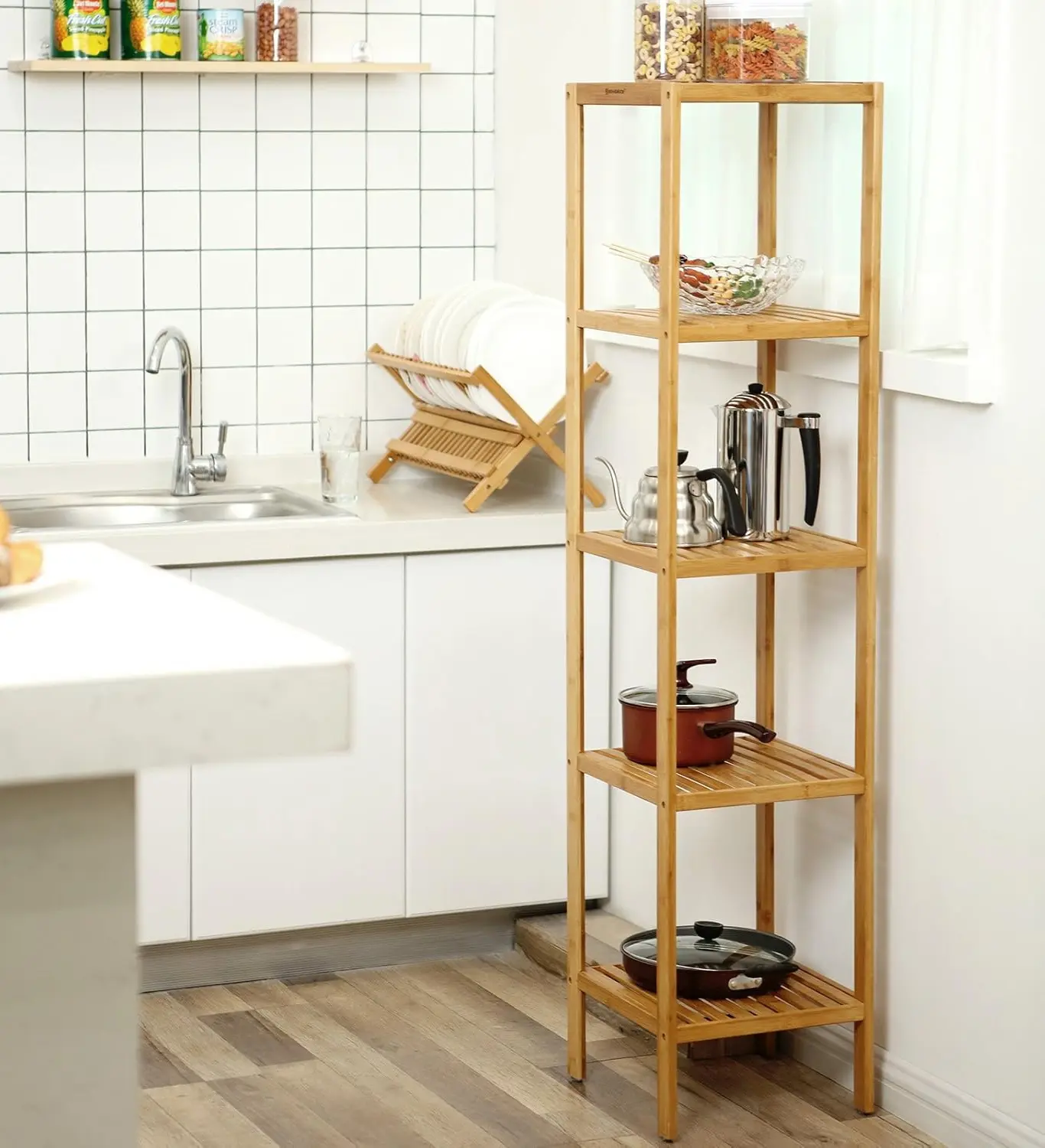 Etajera Songmics BCB55Y (Bamboo)