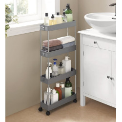 Стеллаж Songmics KSC008G01 (Grey) Thumb