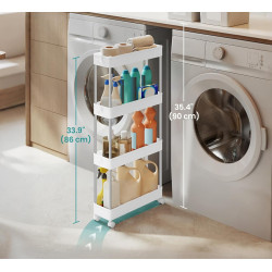 Стеллаж Songmics KSC08WT (White) Thumb