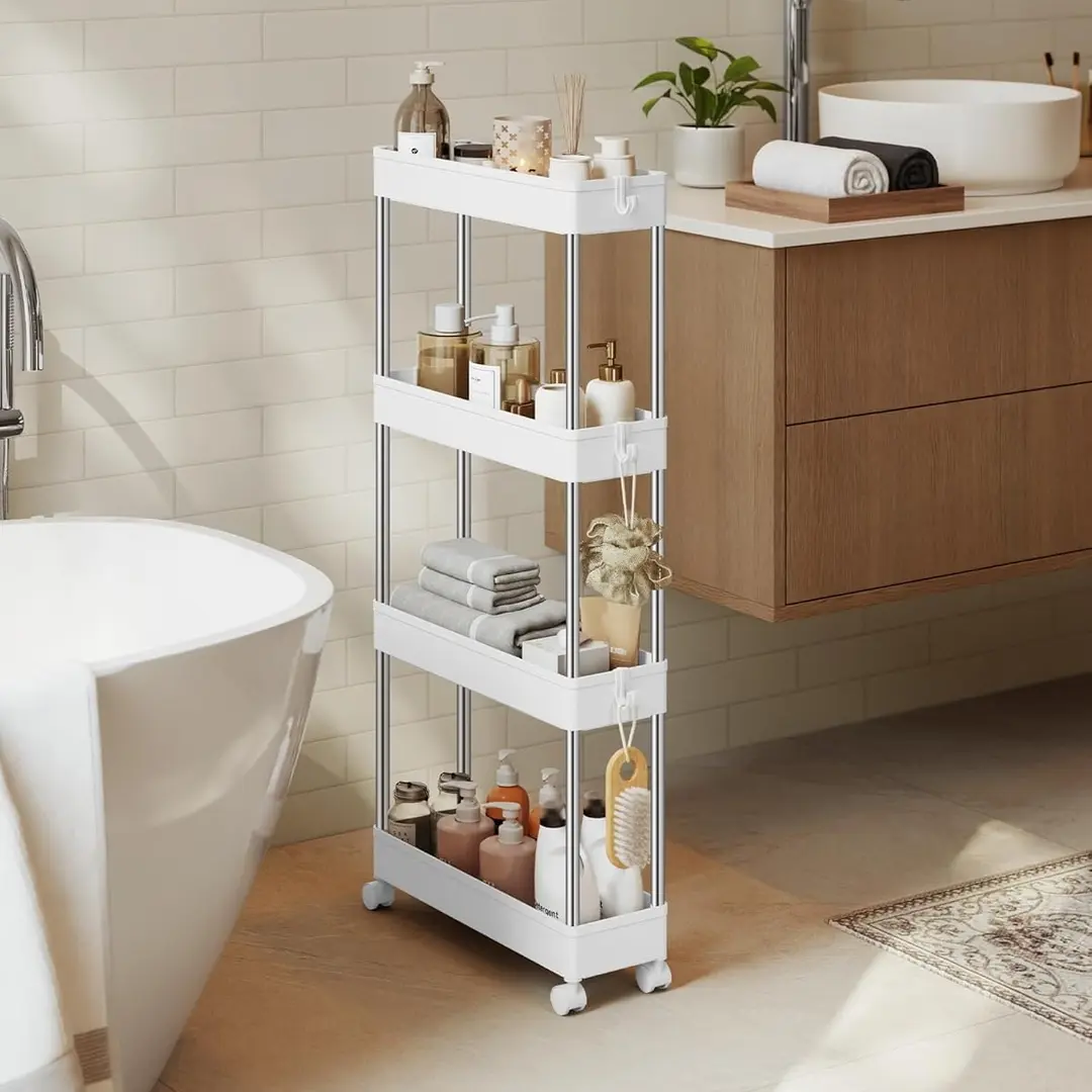 Стеллаж Songmics KSC08WT (White)