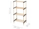 Etajera Storage Solutions 48406 (Natural)