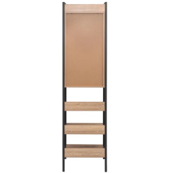 Etajera pentru sticle Tempo Kondela Vinpo (Oak/Black) Thumb