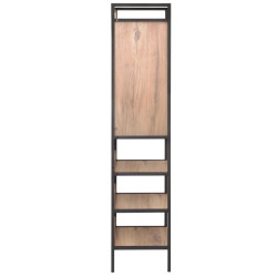 Etajera pentru sticle Tempo Kondela Vinpo (Oak/Black) Thumb