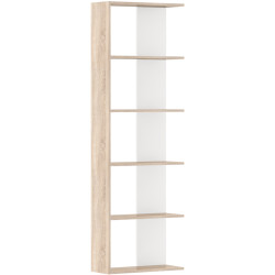 Etajera Tempo Kondela Agatio (Sonoma Oak/White) Thumb