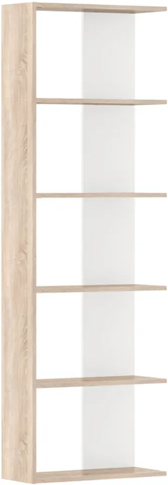 Etajera Tempo Kondela Agatio (Sonoma Oak/White)