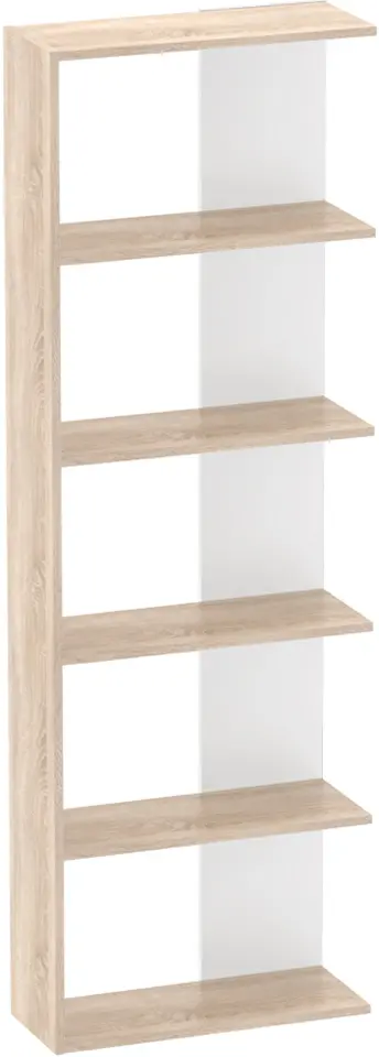 Etajera Tempo Kondela Agatio (Sonoma Oak/White)