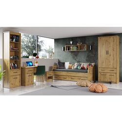 Стеллаж Tempo Kondela Airon 1D1S (Artisan Oak) Thumb