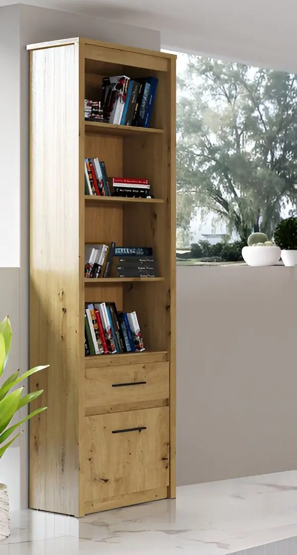 Стеллаж Tempo Kondela Airon 1D1S (Artisan Oak)