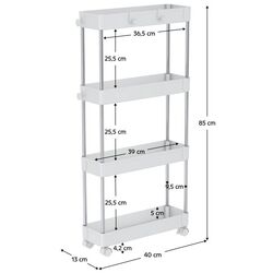 Etajera Tempo Kondela Aliol Typ 2 (White) Thumb