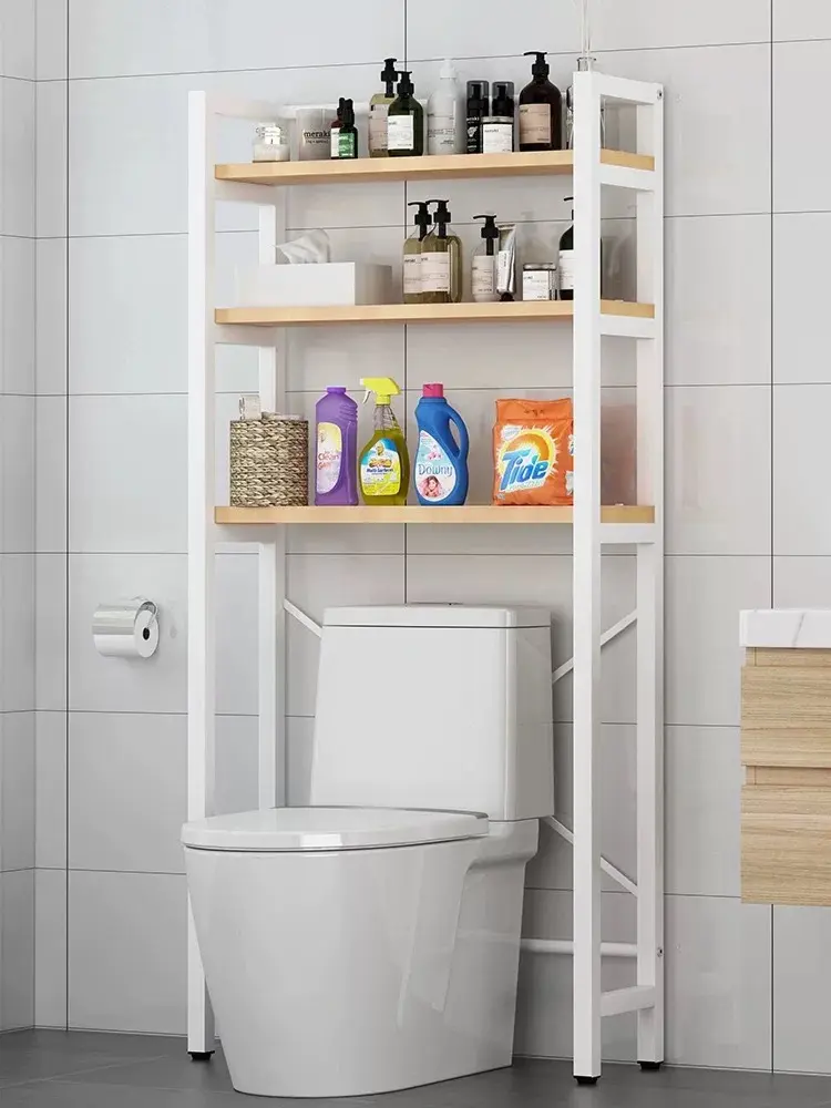 Etajera Tempo Kondela Balram (Natural Oak/White)