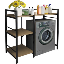 Стеллаж Tempo Kondela Barnet (Grandson Oak/Black) Thumb