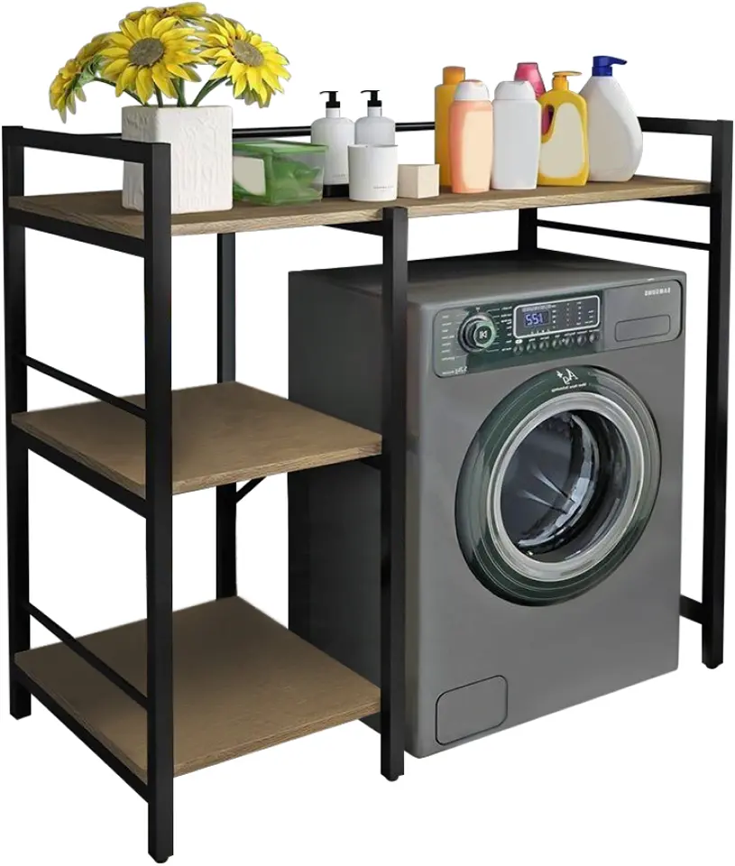 Стеллаж Tempo Kondela Barnet (Grandson Oak/Black)