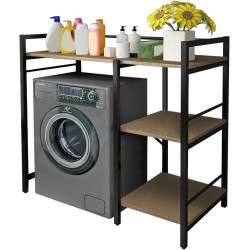 Стеллаж Tempo Kondela Barnet (Grandson Oak/Black) Thumb