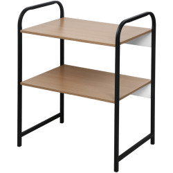 Etajera Tempo Kondela Bayan (Black/Natural) Thumb